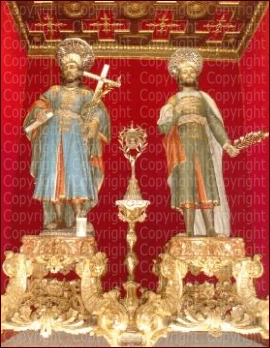 I santi Cosma e Damiano